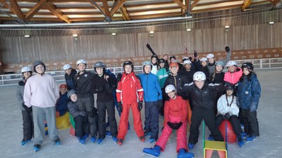 Les Orres élèves patinoire 26012026