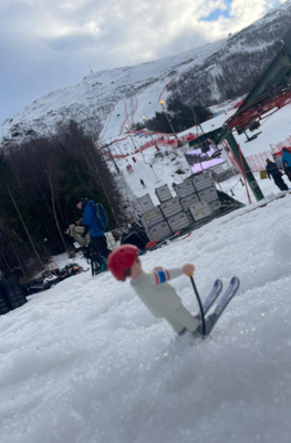 Norvège figurine skieur