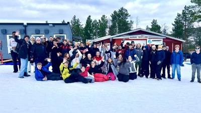 Norvège groupe français et norvégiens